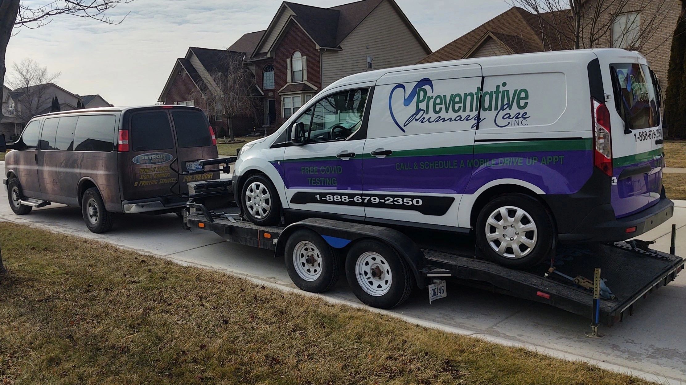 Custom vinyl graphics work